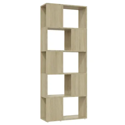 Produktbild von vidaXL Bücherregal Raumteiler Sonoma-Eiche 60x24x155 cm