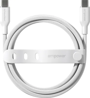 Productafbeelding van PanzerGlass 60W USB-C naar USB-C kabel, USB 2.0, 1.2 meter, wit