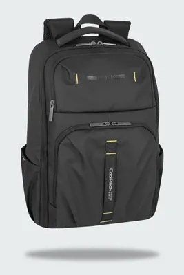 Produktbild von CoolPack Rucksack RUMB Schwarz, 15,6-Zoll-Laptopfach, Schule