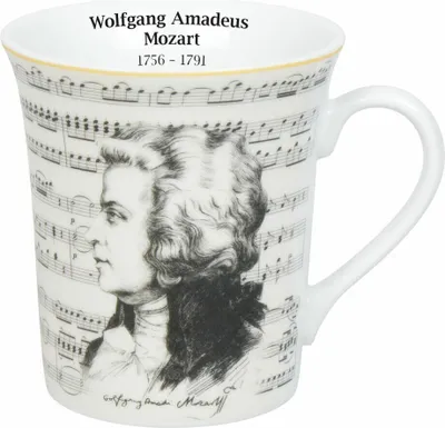 Produktbild von Könitz Becher Komponisten Mozart, Musik, Porzellan, Bunt, 410 ml, 11 1 100 2940