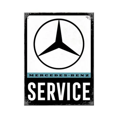 Image de Nostalgic-Art - Aimant 6 x 8 cm - Mercedes-Benz - Service après