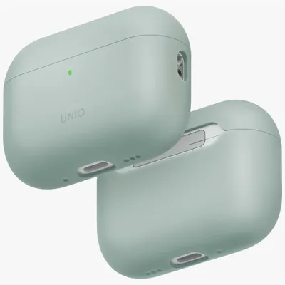 Obrázok produktu pre Puzdro UNIQ Lino pre AirPods Pro 3. generácie      Zelené silikónové