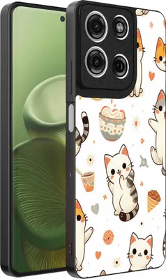 Obrázek produktu pro Vhodné pro Motorola Edge 60 Pouzdro na telefon s potiskem kočky - TPU zadní kryt pouzdro kočka - Smartphonica