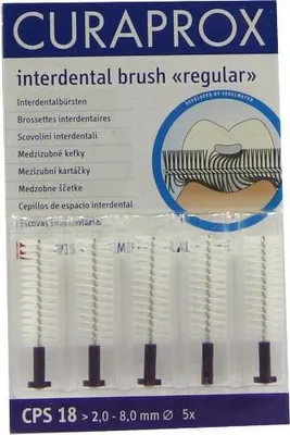 Produktbild von CURAPROX CPS 18 Interdentalb.2-8 mm, 5 St