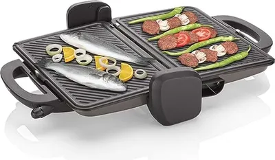 Produktbild von Arzum Mistost 1800 Watt Grill und Sandwichmaker, Platz für 4 Scheiben Toast Schwarz
