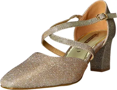 Produktbild von living UPDATED Damen-Spangenpumps Bronze-Beige, Farbe:beige/schlamm, EU Größe:42