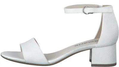 Produktbild von Tamaris Damen Sandalette Sandale Glitzer Matt Klettverschluss 1-28295-20, Größe:40 EU, Farbe:Mehrfarbig