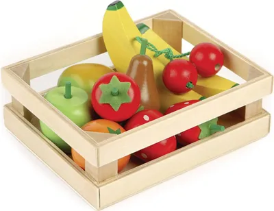 Produktbild von Tidlo Holzkiste mit Obst