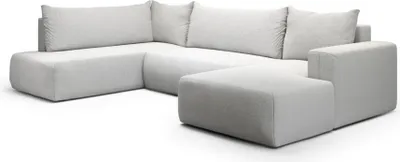 Produktbild von Intenso Ecksofa mit Schlaffunktion LECCO U, Rechts, Grau