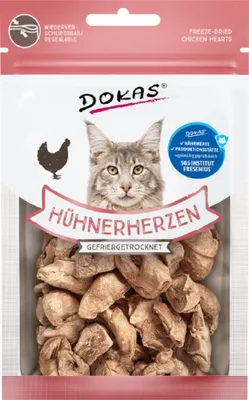 Produktbild von DOKAS - Hühnerherzen 6er Pack (6 x 15g)