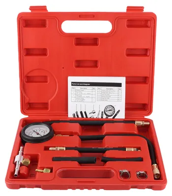 Immagine prodotto di Tester per l'iniezione del carburante, tester per la pressione della pompa, 0–100 PSI, solo per motori a benzina