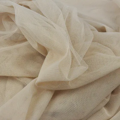 Produktbild von Tüll Bekleidungsstoff weich - beige