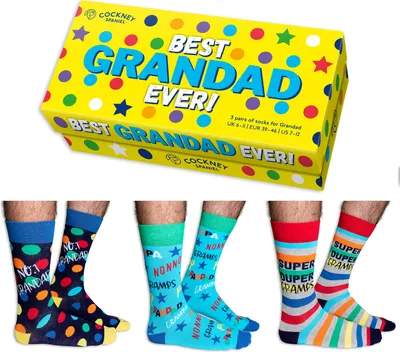 Produktbild von Best Grandad ever! Opa Socken in 39-46 (3 Paare)