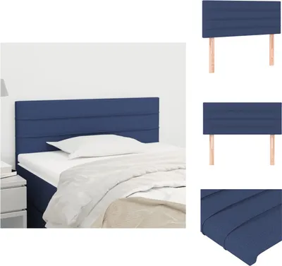Produktbild von vidaXL Kopfteil Blau 80x5x78/88 cm Stoff -  Kopf- & Fußenden