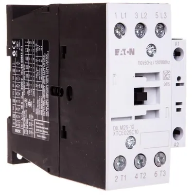 Produktbild von Leistungsschütz 25A 3P 110V AC 1Z 0R DILM25-10(110V50HZ,120V60HZ) 277129