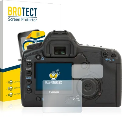Produktbild von 2x Für Canon EOS 5D Schutzfolie BROTECT Displayschutz Display Schutz Folie Klar Transparent