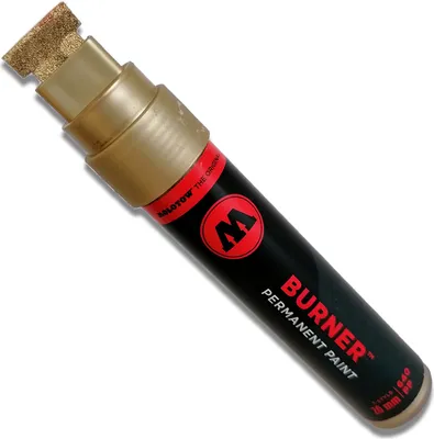 Produktbild von Molotow Marker BURNER Permanent Paint 640PP Alcohol, 20mm, burnergold