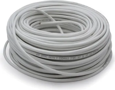 Immagine prodotto di Vultech Cavo LAN Cat5e FTP 50 metri Bianco - Rete Ethernet 1000 Mbit/s