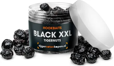 Produktbild von Schwarze XXL Tigernüsse Hookbaits | Karpfen futter