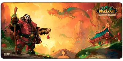 Imagen del producto de World of Warcraft – Alfombrilla de juego XL, diseño "Pandaren con linternas"