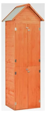 Produktbild von Garten-Geräteschuppen 71x60x213 cm aus Holz für Außenbereich