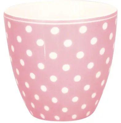 Produktbild von Greengate Latte Cup Dotty Pale Pink