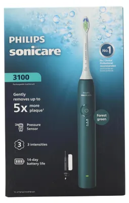 Produktbild von Philips HX4033/26 Sonicare 3100 elektrische Zahnbürste, dunkelgrün
