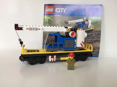 Obrázok produktu pre Mestský železničný vagón s žeriavom, stavebnica s žeriavom, model 60198