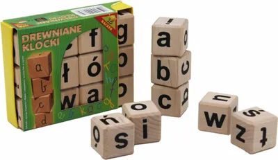 Zdjęcie produktu dla Bączek Klocki drewniane a b c 02339