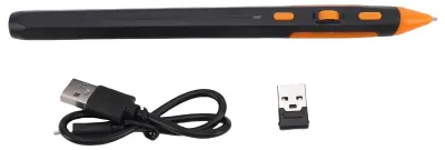 Obrázok produktu pre Počítačová myš, DPI 800 1200 1600, nastaviteľné vrecko, ergonomická, 2,4 G, bezdrôtová, pre notebooky, stolné počítače, tablety, smartfóny, čierna