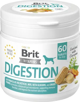 Productafbeelding van Brit Vitamins, spijsvertering, 60 tabletten.