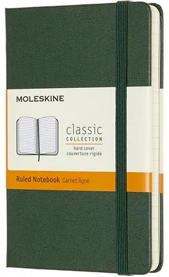 Produktbild von Moleskine Notizbuch Pocket/A6, Liniert, Myrtengrün