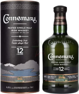 Produktbild von Connemara 12 Years Old Peated Single Malt Irish Whiskey 40,00 %  0,70 Liter