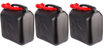Produktbild von BigDean 3x Benzinkanister 20L mit flexiblem Ausgießer - Kraftstoffkanister für Benzin & Diesel - handlicher Dieselkanister UN-Zulassung  Europa