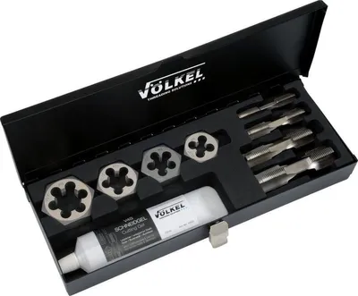 Obrázek produktu pro Sada sanitárních šroubů Völkel – G 1/4 – 3/4" – HexTap + šestihranné matice