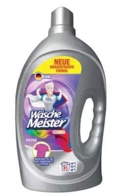 Produktbild von WascheMeister Silver Żel do prania kolorów, 3 l