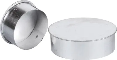 Zdjęcie produktu dla Bertrams 32809 Kapsuła otworu kominowego FAL 110 mm, srebrna/szara