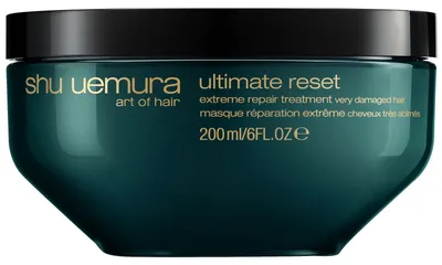 Produktbild von Shu Uemura Ultimate Reset 200ml, Unisex, beschädigtes Haar, 200 ml, Reparatur, Behandlung, Topf, aqua / water ● stearyl alcohol ● dimethicone ● behentrimonium chloride ● glycerin ●...