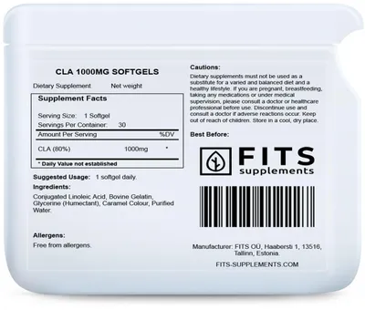 Produktbild von CLA 1000 mg, 30 Weichkapseln