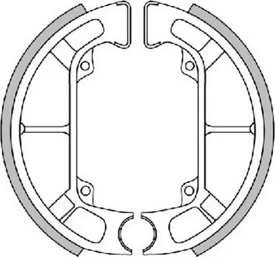 Immagine prodotto di Ganasce freno POLINI D.100X20mm