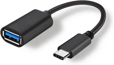 Produktbild von USB 3.1 Typ-C OTG passend für Samsung Galaxy A07 A17 A27 A37 A57 A06 A16 A26 A36 A56 A15 A25 A35 A55 A54 A34 A53 USB-A Adapter Kabel USB-Buchse Stecke
