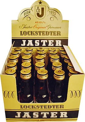 Produktbild von Jaster's Original Gronauer | Lockstedter | Kräuter-Spirituose | 25 x 2 cl. Miniaturen
