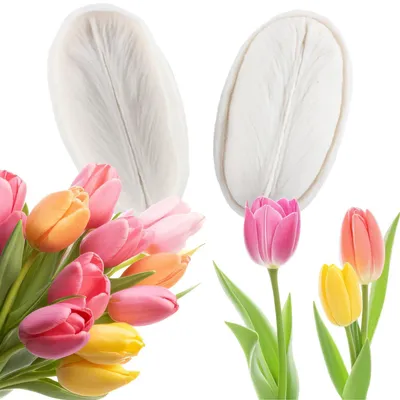 Produktbild von Silikonformen für Tortendekoration – Tulpenblätter