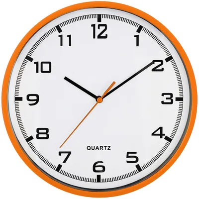 Obrázok produktu pre Nástenné hodiny MPM, 2478.60.A - oranžová, 26cm