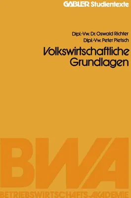 Produktbild von Volkswirtschaftliche Grundlagen
