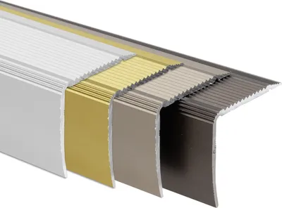 Produktbild von Stufenkantenprofil Integral inkl. Montagematerial L-Form 30x20 mm Länge: 90 cm Selbstklebend Bronze