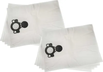 Produktbild von vhbw 10x Staubbeutel Ersatz für Nilfisk 107419590 für Staubsauger - 36,2cm x 25,8cm Weiß