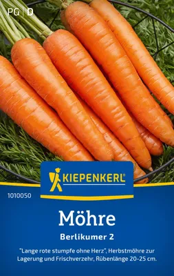 Produktbild von Kiepenkerl Möhrensamen Berlikumer 2 Daucus carota 25-30 lfd. Meter