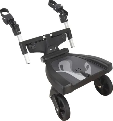 Produktbild von Fillikid Filliboard Buggyboard 180 Grad Rollbrett für Kinderwagen schwarz/grau
