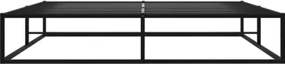 Produktbild von "2026 Aktion"Bettgestell - CLORIS - Doppelbett - Robust und langlebig - Schwarz Metall 140x200 cm - Einfache Montage -  - NeuMöbel7013586